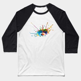 Paint drop Splash design Baseball T-Shirt